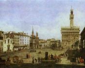 Signoria Square in Florence - 贝尔纳多·贝洛托